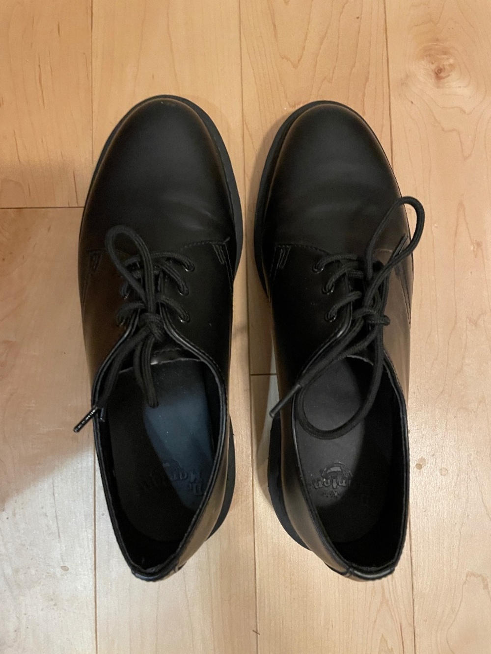 1461 Mono Doc Martens Oxford Leather Shoes